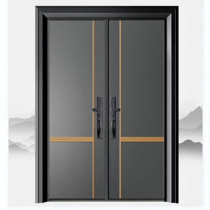 Front Door Security Steel Door Metal Steel Armor Heavy Duty Extended Bolt