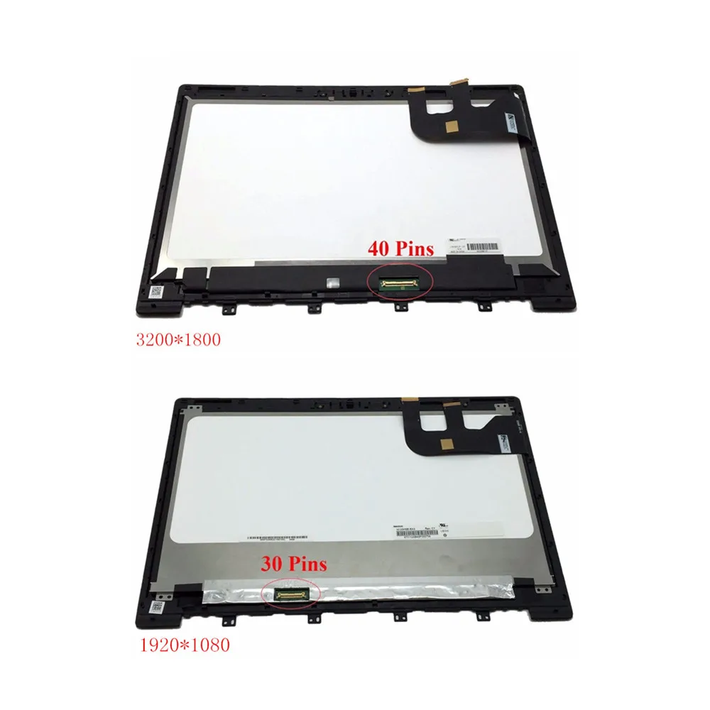 
Original For ASUS Zenbook UX303 UX303L UX303LN 13.3 inch 3200*1800 LCD Display Panel Touch Screen Assembly 
