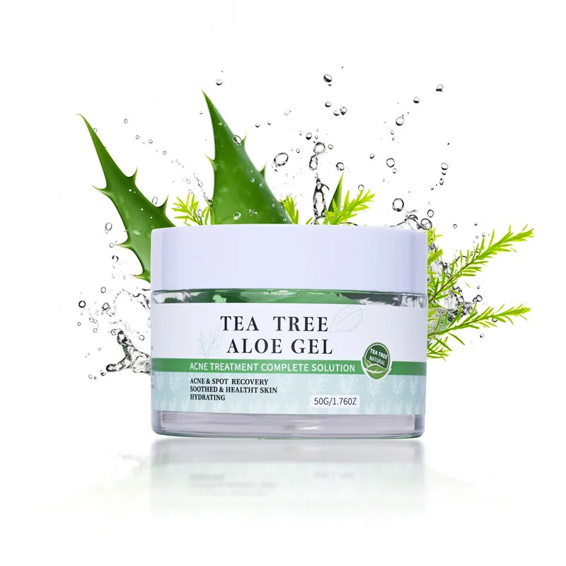 Wholesale Oem Cheap Natural Tea Tree Bulk Private Label Exfoliating 99 Soothing Pure Aloe Vera Gel 4