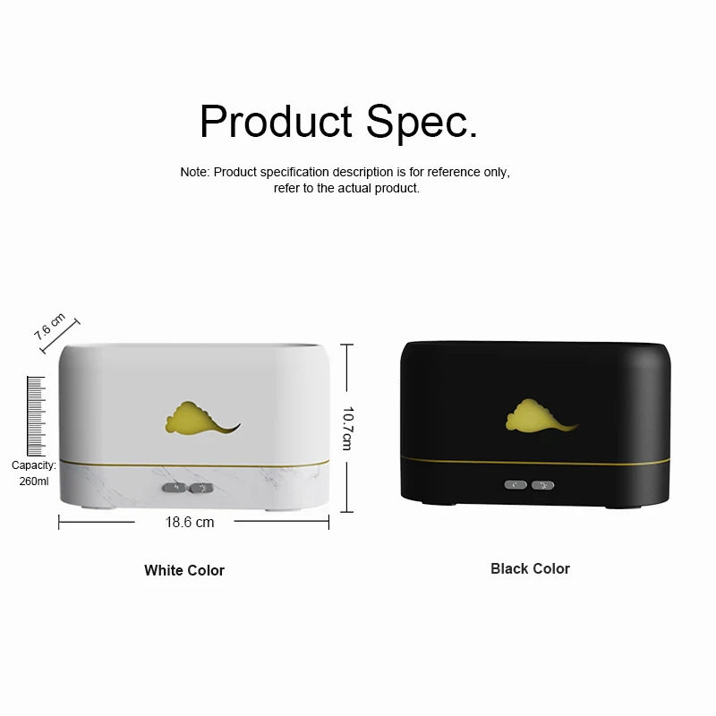 Hot Sale Remote Control USB 3D Flame Ultrasonic Cool Mist Air Humidifier Essential Oil Aroma Flame Diffuser