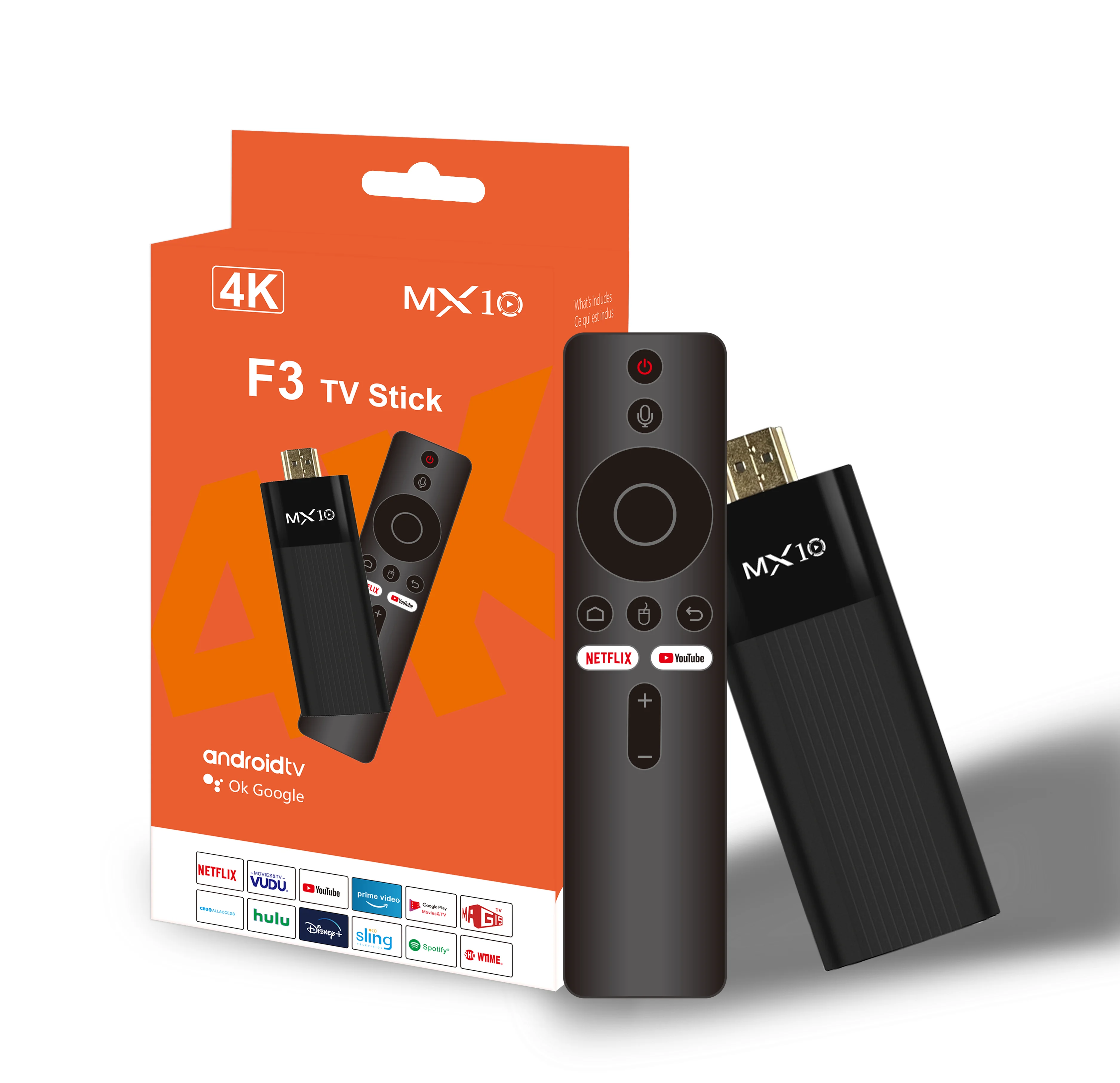 Новый Fire TV stick android13 2024 MX10 F3 2gb + 16gb Allwinner H313 4K для семейного просмотра фильмов BT5.0 Box WiFi 2 4G/5 0G