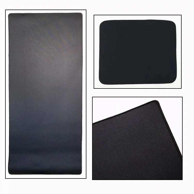 Factory Price Black And White Color Custom Rubber Blank Gaming Mousepad Sublimation Blank Mouse Pad