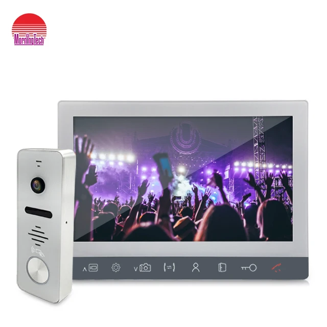 Система камер домашней безопасности 7 дюймов tft lcd цветной монитор ip интерком мульти квартира