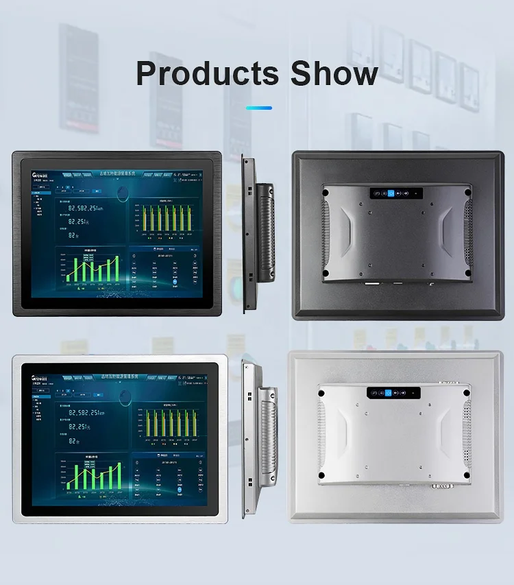 Touchthink 12 Inch Ip67 Waterproof High Brightness 2000 Nits Touch Screen Monitor For Farmland Irrigation System