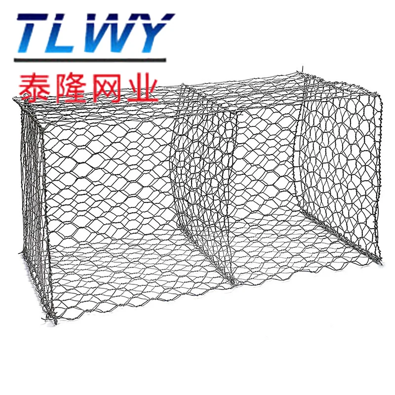 Wholesale High Quality Customized size PVC coated resistant to corrosion gabbion wire mesh steel wire mesh gabion mesh