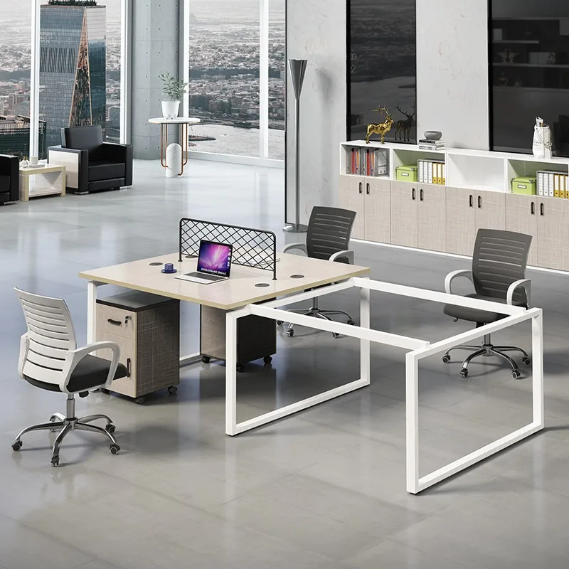 office partition table Staff desk Cubicle workstation Bureau de travail modular office table commercial Office Furniture set