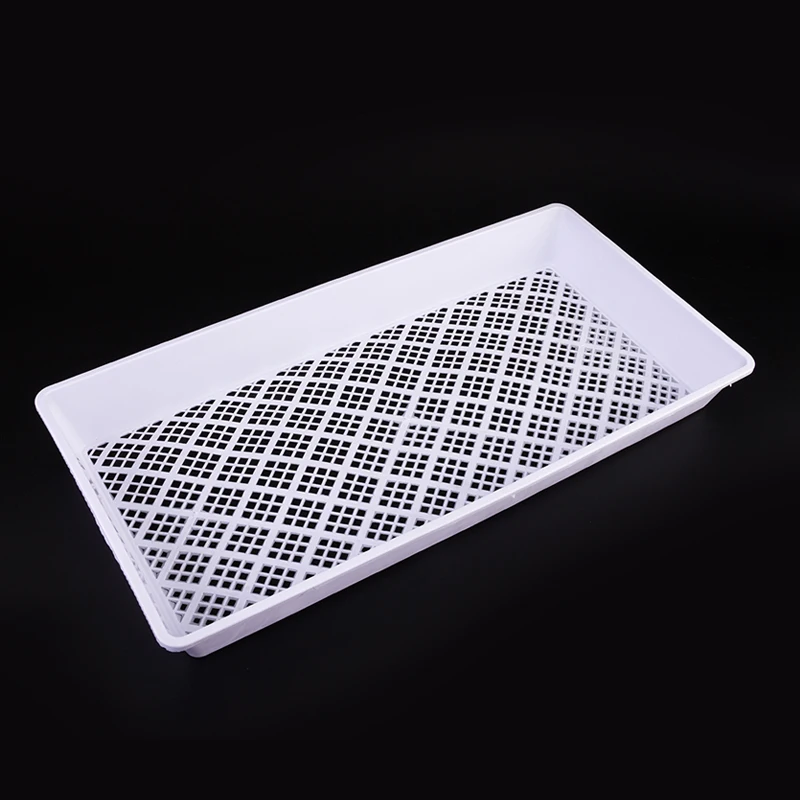 Plastic material 54*27*6.5cm rice seedling plant tray factory direct sale and customized nursery seed tray