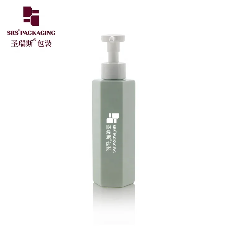 Hexagon Shaped Plastic Bottles For Shampoo 150ml Hexagonal PET Bottle Container For Hair Conditioner