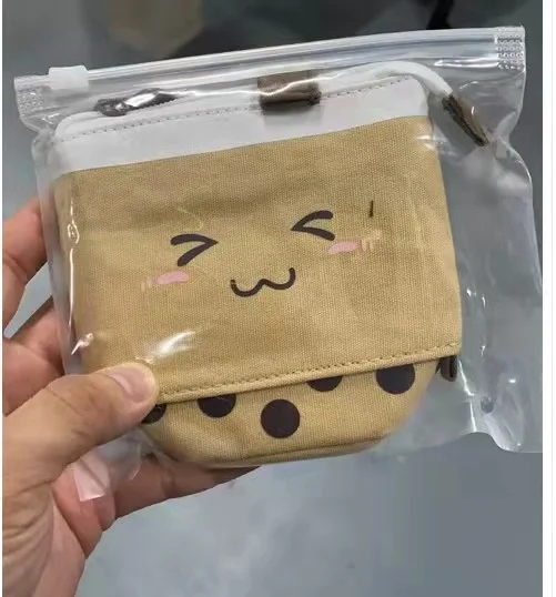 Cute Lamb Pencil Case Box School Kids Animal Shape Pencil Bags Winter Lamb Fabric