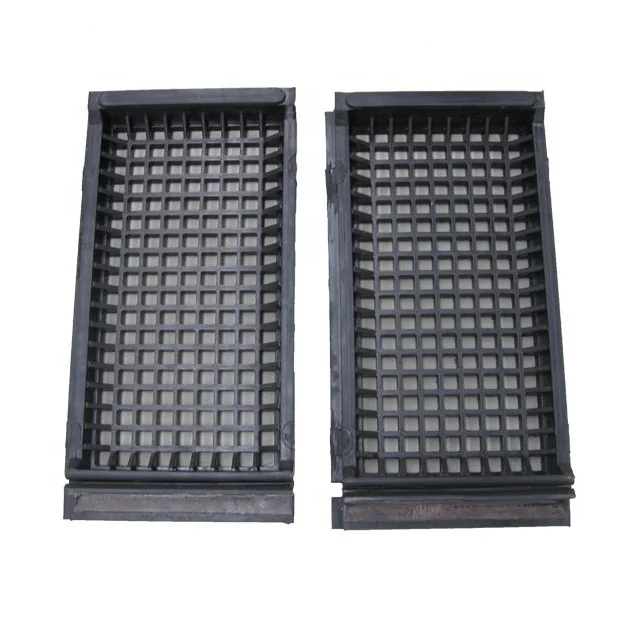 Shandong factory rubber screen mesh/sieve