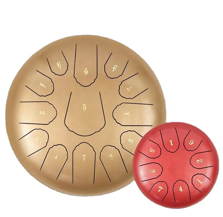 Горячая Распродажа OEM/ODM разноцветный стальной барабан 12 дюймов 13 примечаний с аксессуарами бесплатно