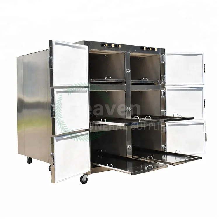 Mortuary Refrigerator Funeral Supplies Stainless Steel Mortuary Freezer with Good price