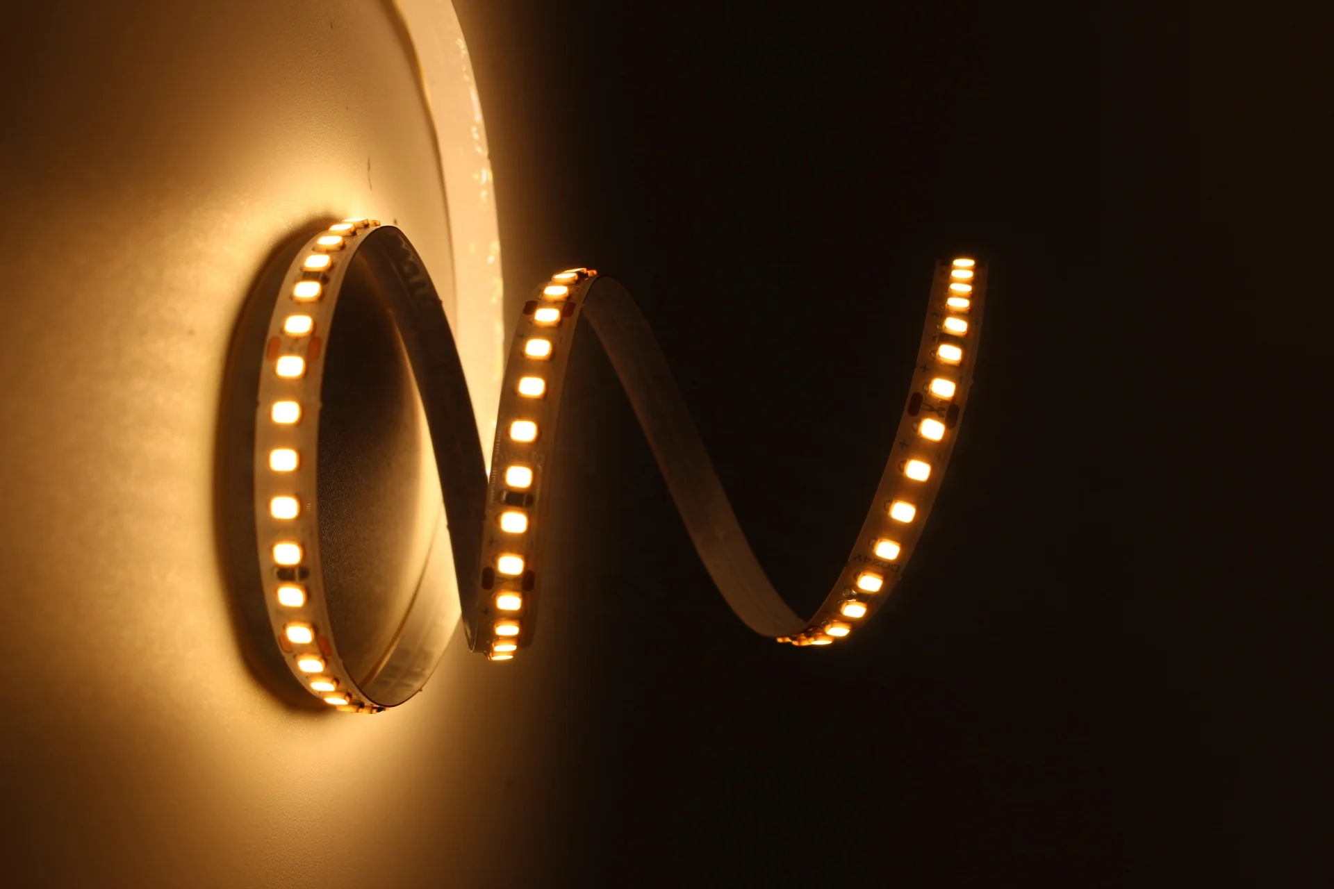 Hot Selling Tv kitchen hotel bar background Light 24V 10mm SMD2835 IP20  non-waterproof led flexible strip tape light