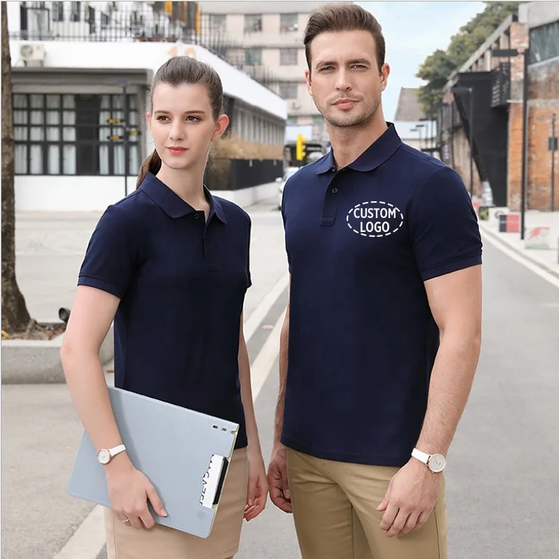 2024 Wholesale Custom Design Polo  High Quality Plain Men Polo Golf Lapel Polo Shirt for Sports Men Casual Smart Embroidered