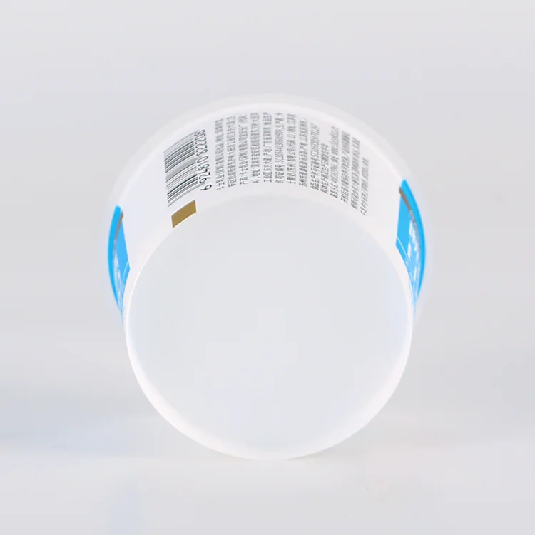 160ml Mini Tub Yogurt Packaging Box Container Plastic Ice Cream Cup With Lid And Spoon Plastic Cup For Yogurt