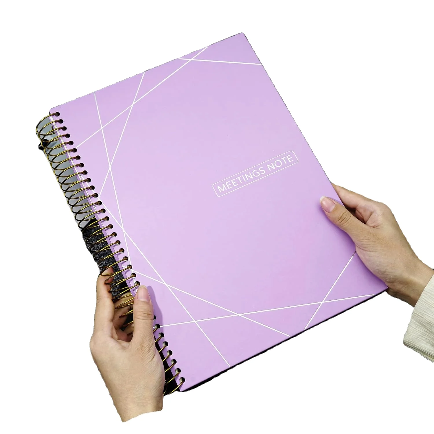 Factory Direct Sale Promotion school thick custom hardcover B5 spiral bound paper notebook