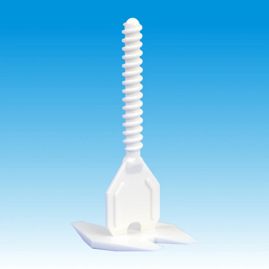 Spin Doctor Tile Leveling System 2mm White Threaded Posts Wall & Floor Installation