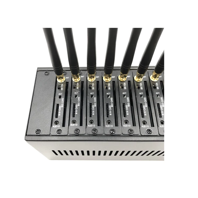  GSM-модем SMS-шлюз 8 портов поддержка AT command/USSD/IMEI