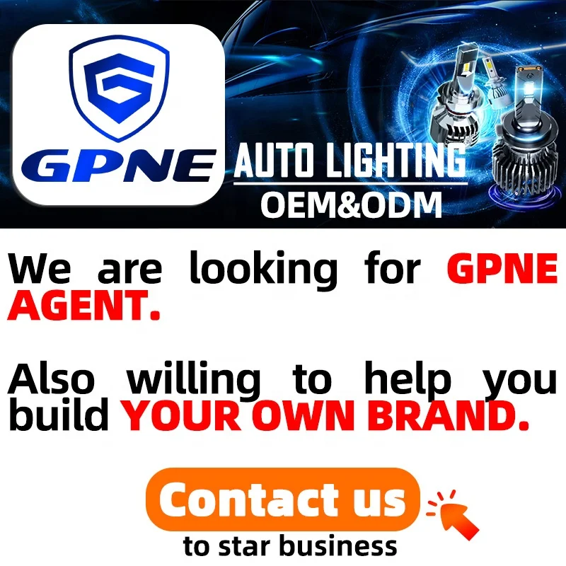 GPNE 12V 360 H13 H7 H11 H4 CSP автомобильная светодиодная лампа для фар в автомобильной