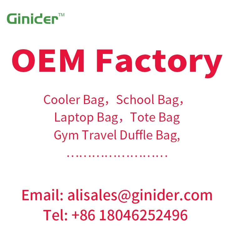 Xiamen Ginider factory custom Promotional Various  cooler bags tote bag school bag backpack for Advertising gifts