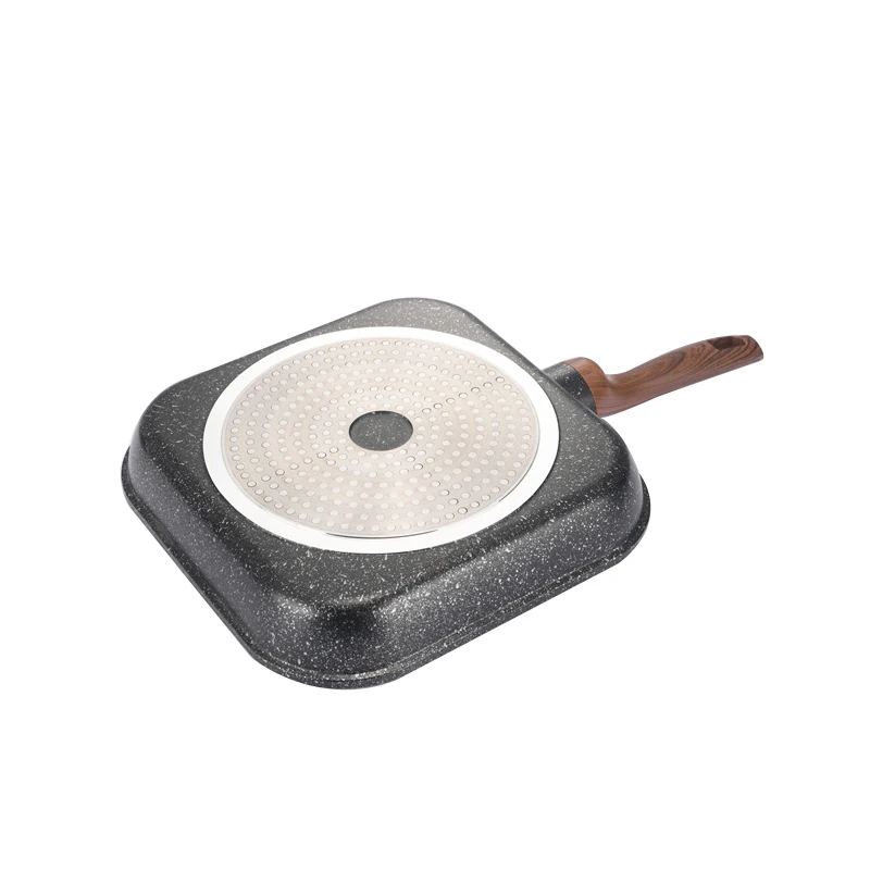 Сковорода сковородка 3 в 1 разделенная, не липкая, 28 квадратных форм