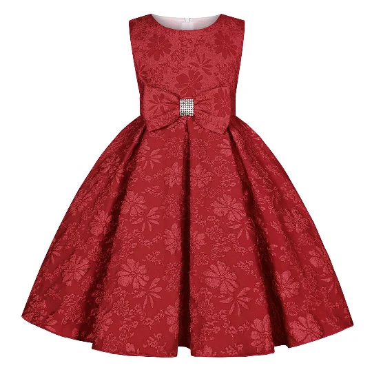 2305  Kids Dresses for Girls Children Clothing Daily Wear Elegant Summer Beautiful Flower Girl Dresses