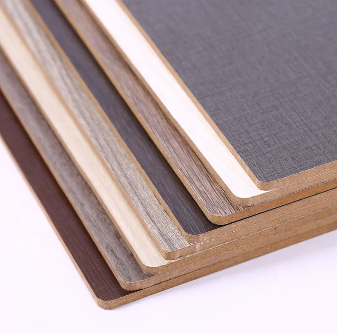 Favorable Price MDF Manufacturers Decorative melamine MDF Board Use For Furniture