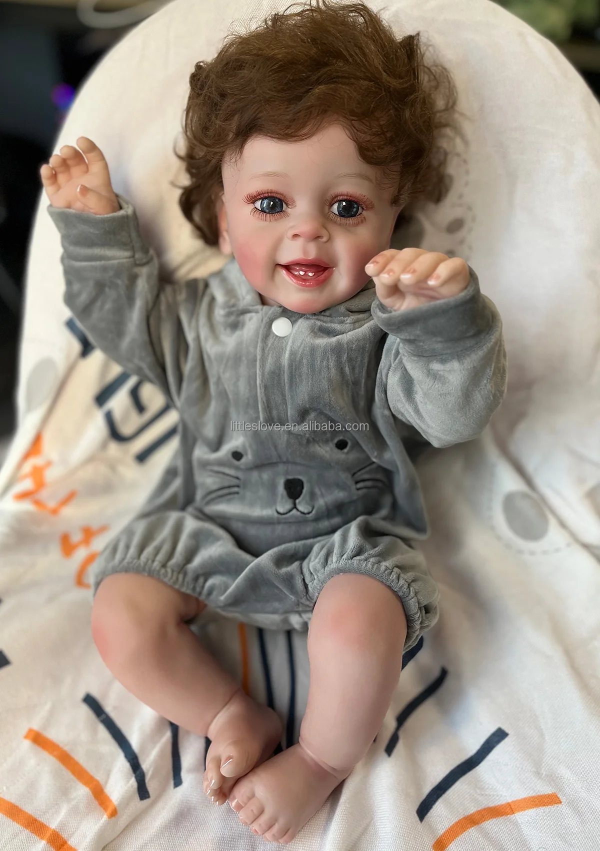 22 Inch Reborn Doll Yannik Weighted Lifelike Reborn Baby Dolls Toddler Realistic Newborn Baby Doll Boy Gift for Kids