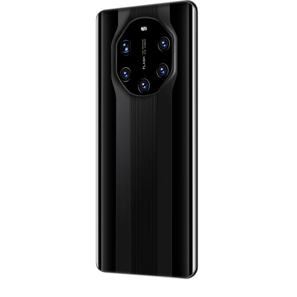 
Hot Selling Mate40 RS Smart Phone Face Recognition Unlock 5g phone Dual SIM Custom Logo Android Mobile Phone 