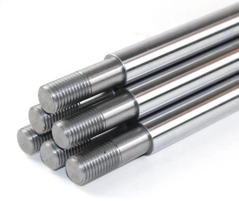Customized CNC Turning Small Long Spring Steel Aluminum Electric Motor Boat Split Hollow Drive Shaft