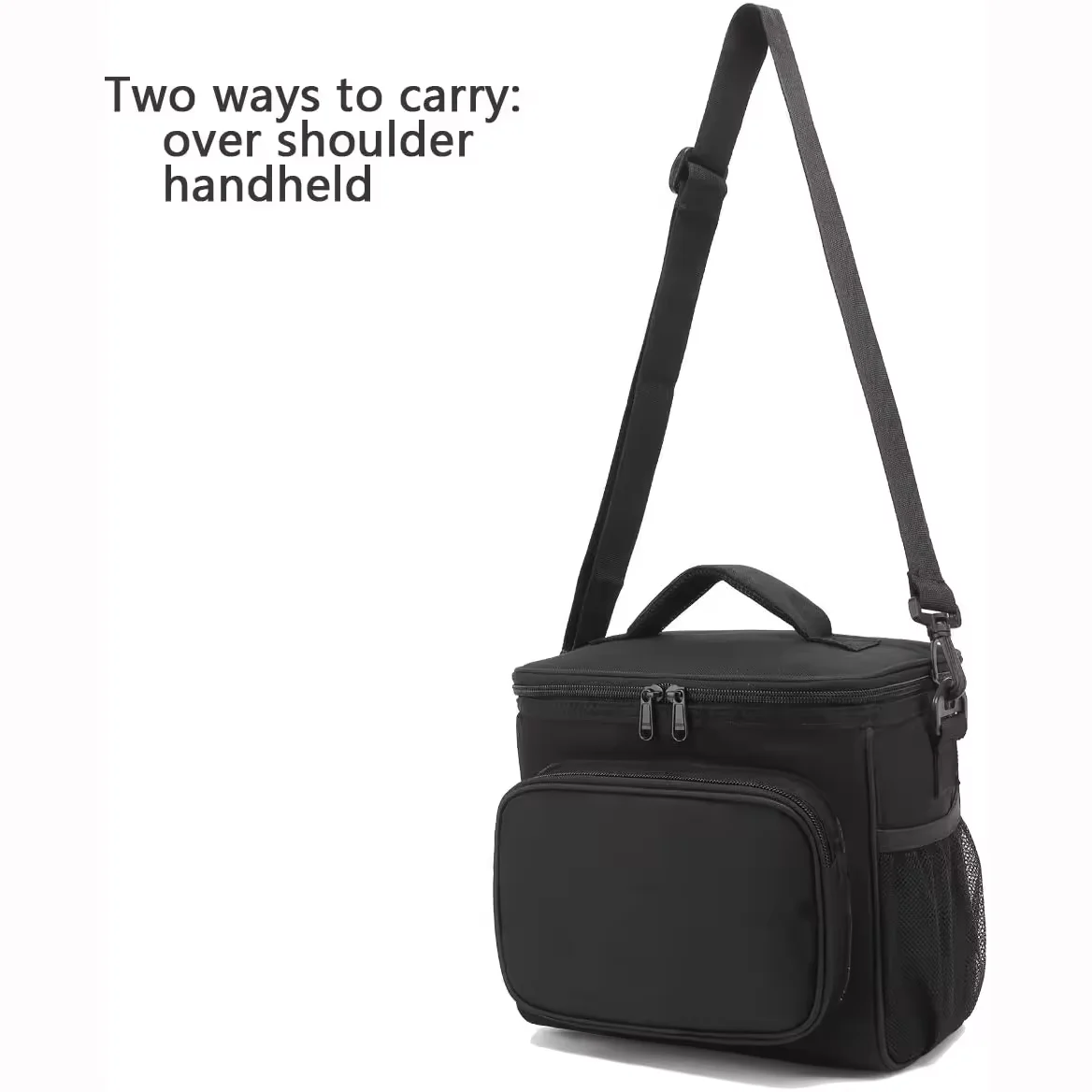 Reusable portable Lunch Bag Full Print Cooler Insulated Cooler Box for Picnic lunch bag with bowls large food storage bag