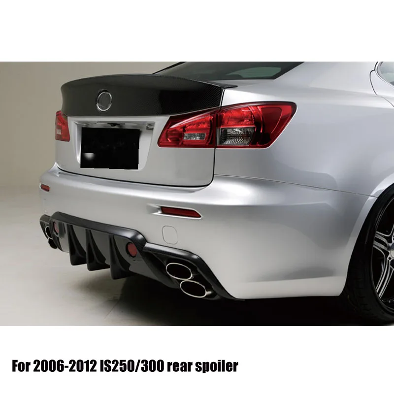 2006-2012 big style rear spoiler For Lexus IS250 IS350 ISF spoiler