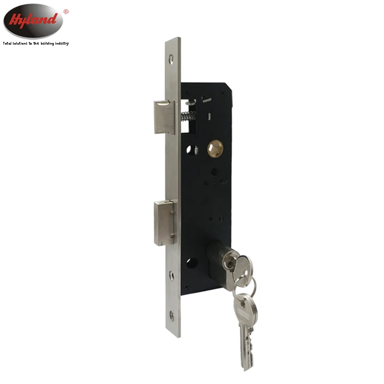 Hot sale  zinc alloy latch mortise lock, Hyland OEM LC8530 door  lock body , Iron case and Stainless steel striker 30mm backset