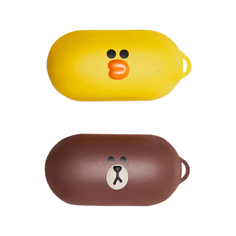  Бренд line friends высокое качество hifi синие зубные наушники беспроводные