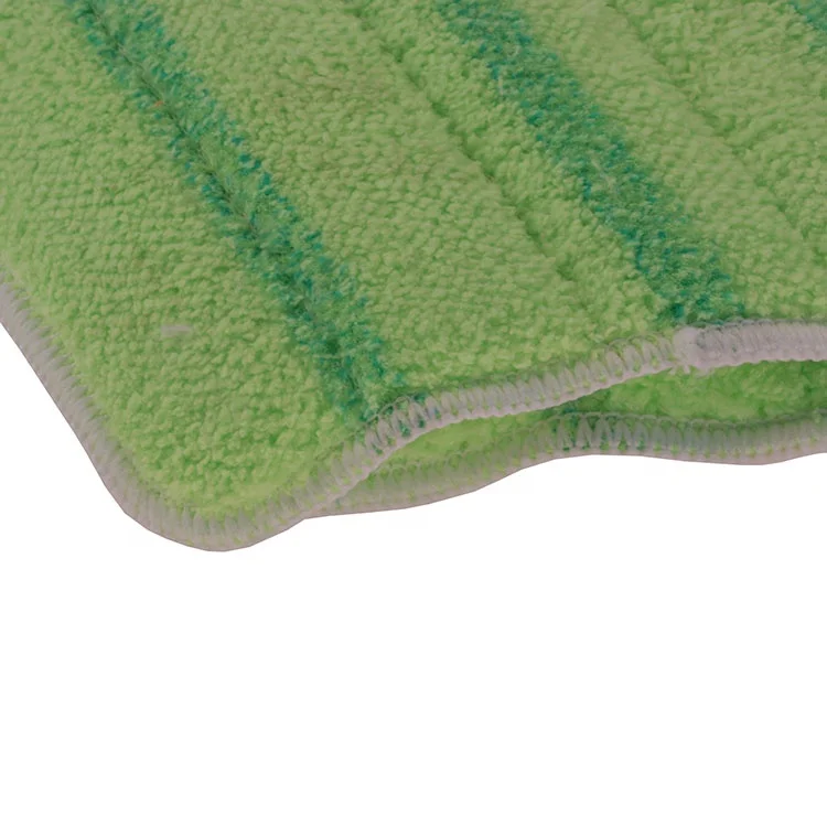 Green Natural Bamboo Highly Absorbent Soft Microfiber Mop Head Pads