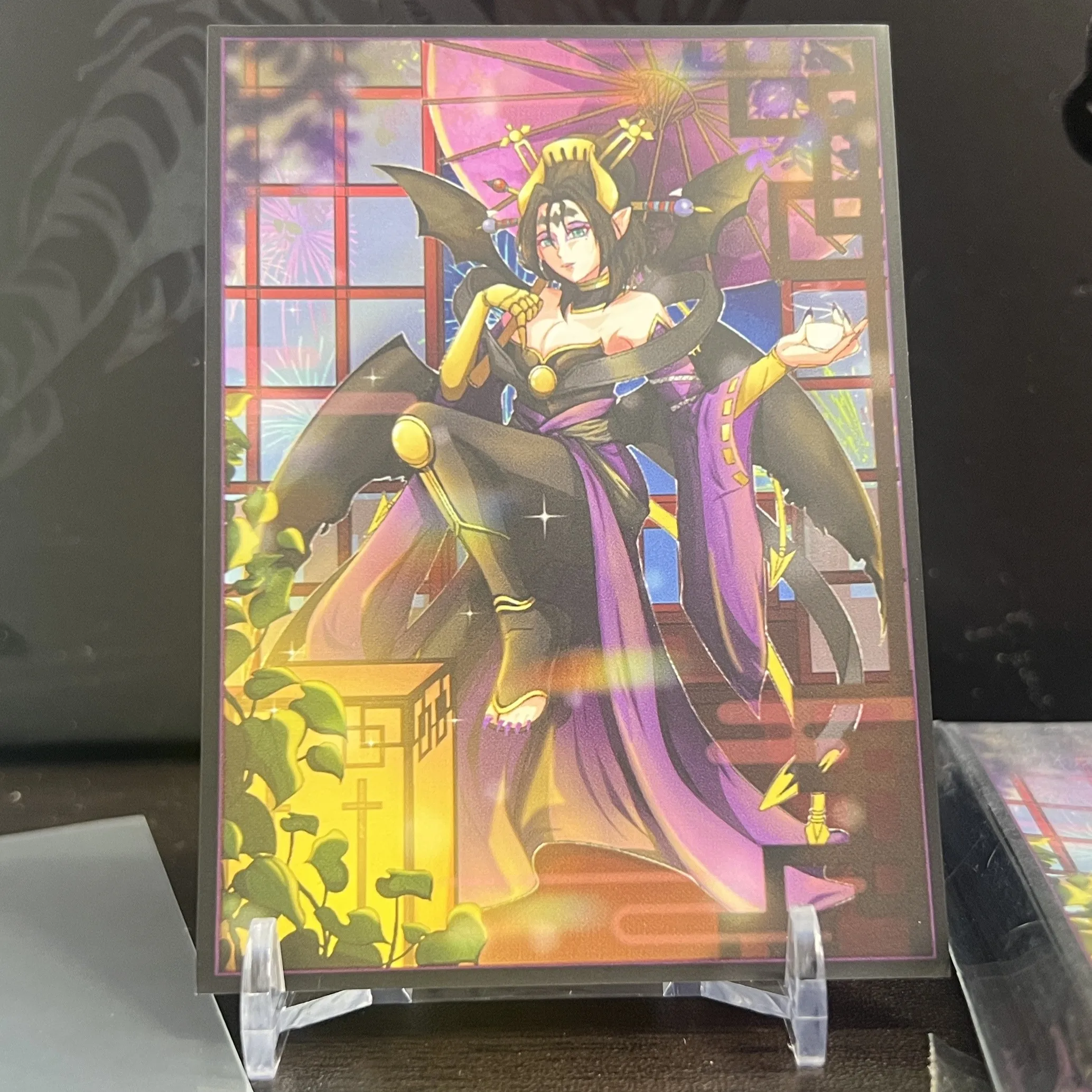 Custom Printed Art Print Game Card Sleeve Small Size for Yugioh Deck Card Protectors