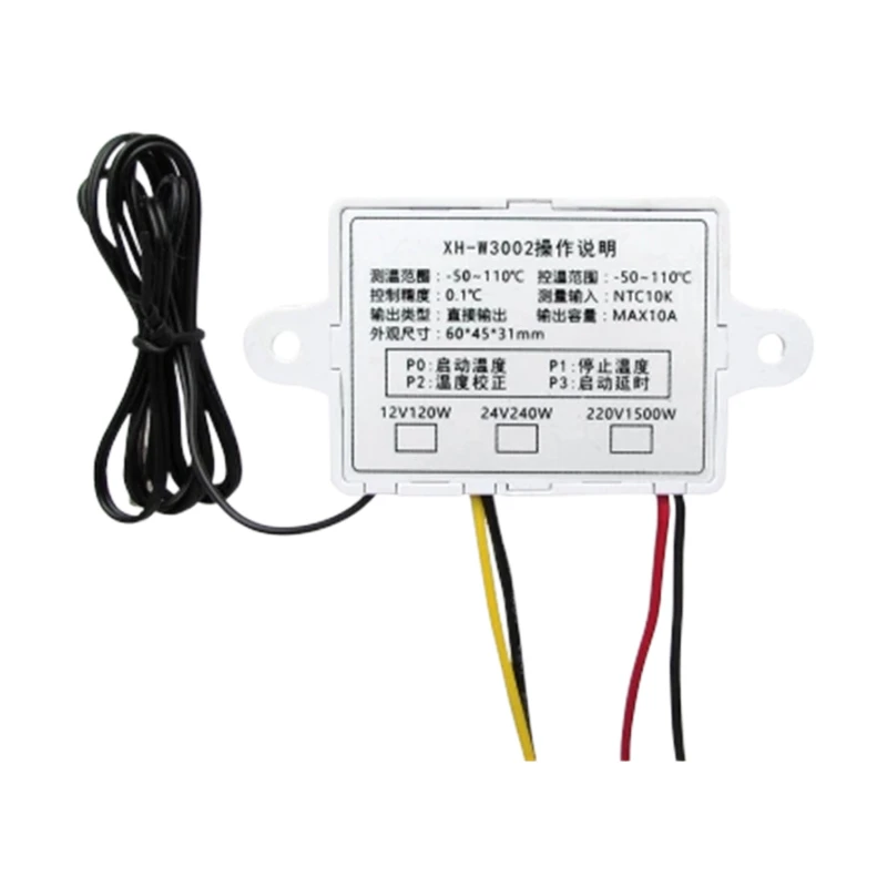 XH-W3002 12v регулятор температуры для инкубатора охлаждения и нагрева термостата