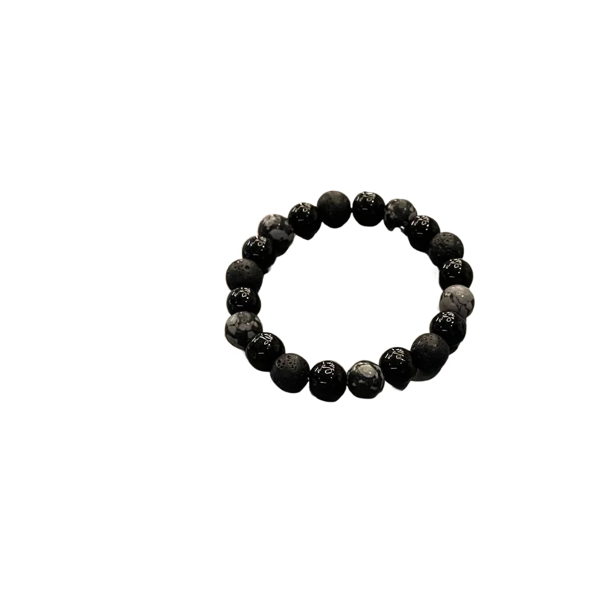 Nine milk ash beaded cross bracelet Europe and the United States retro string fashion cool design personality couple boudoir han