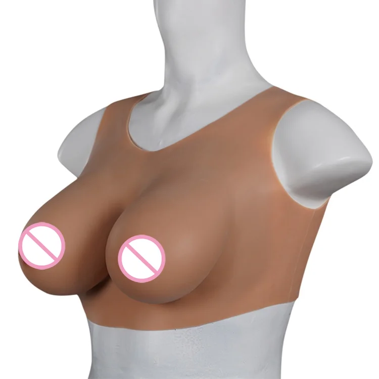 B08 US Warehouse free shipping E cup silicone boobs artificial round shape wearing breast silicon bust form for crossdresser