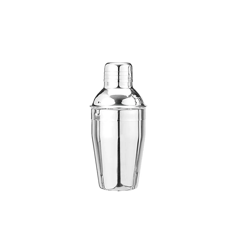 2021 New Cocktail Shaker Stainless Steel Cocktailshaker CS-25S (PN:C25- OS-21) Mini Cocktail Shakers 250ml Cobbler Shaker in KTV