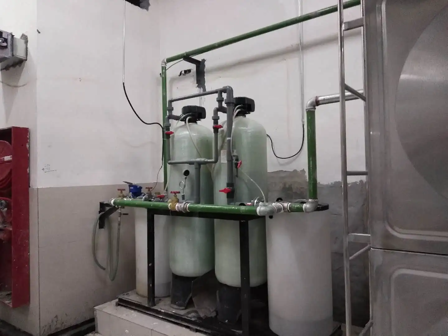 water softener installed