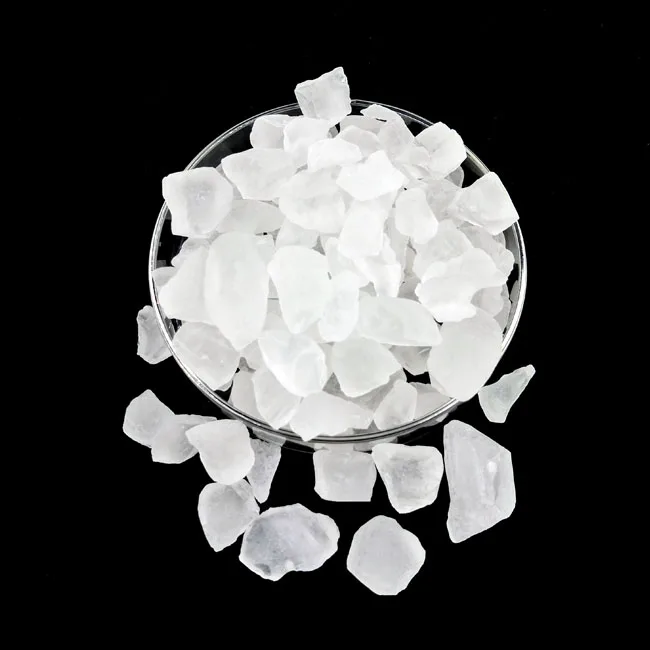 Water treatment transparent glassy antiscalant broken crystals