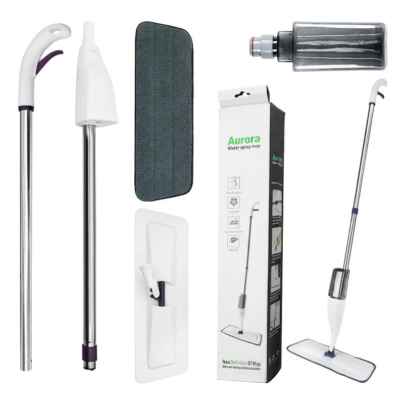 Spray Mop for Floor Cleaning Floor Mops with Washable Pads Wet Jet