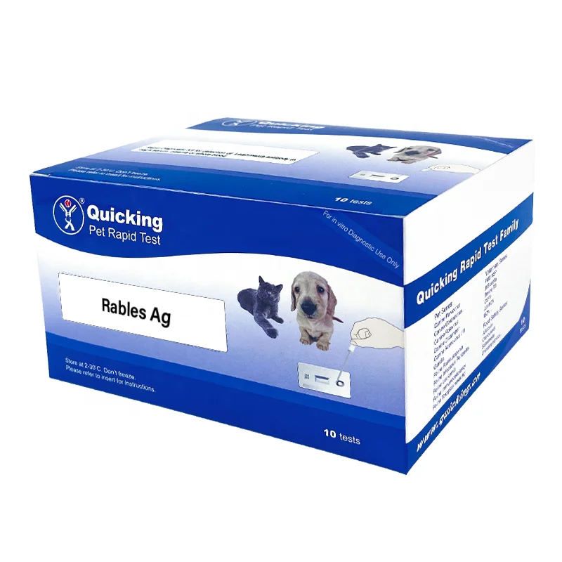 Быстрый тест на бешенство, диагностические реагенты для собак, тест на обнаружение бешенства