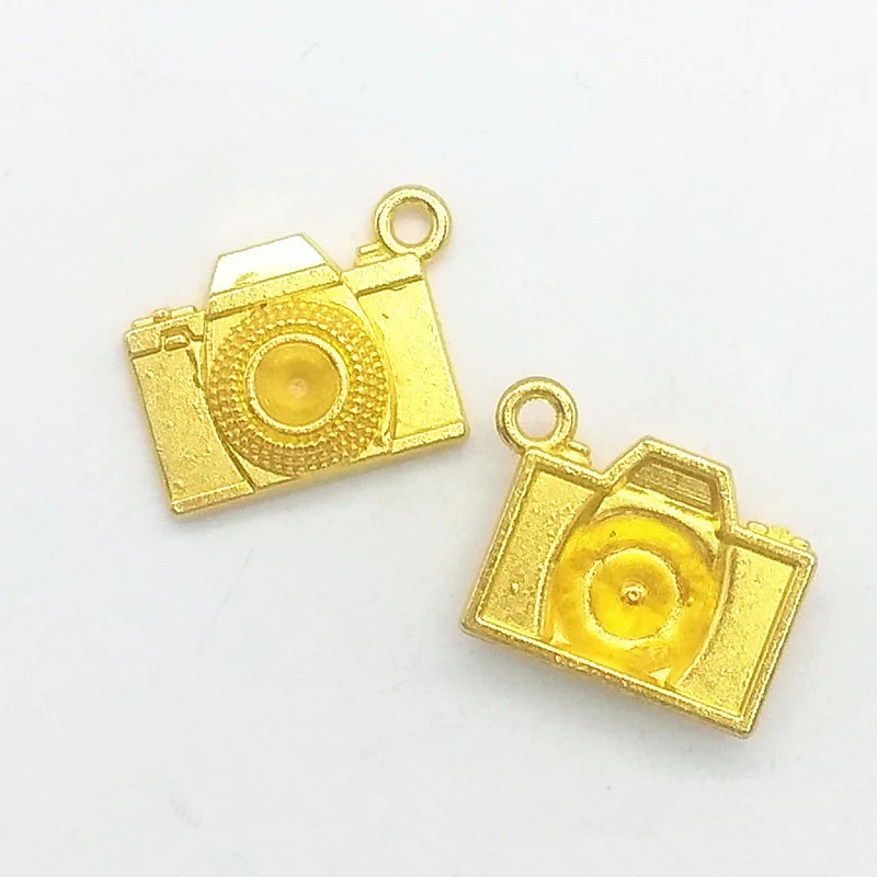 Boutique Exquisite Necklace Charm  Accessoryantique Silver Tone/Antique Bronze Camera Pendant Charm