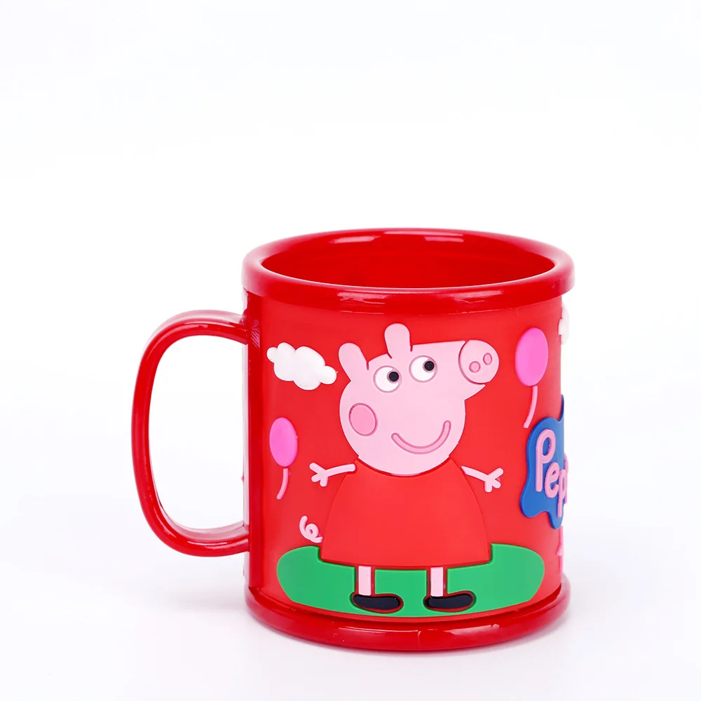 3D rubber mug cup Custom Cheap Promotional Embossed Rubber PE Mug with handle