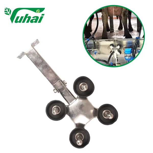 High Productivity Stainless Steel Cleaning Milk Cluster New Condition Milking Machine Cleaning Products