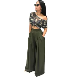 Wide leg pants women outdoor pants plus size womens pants trousers