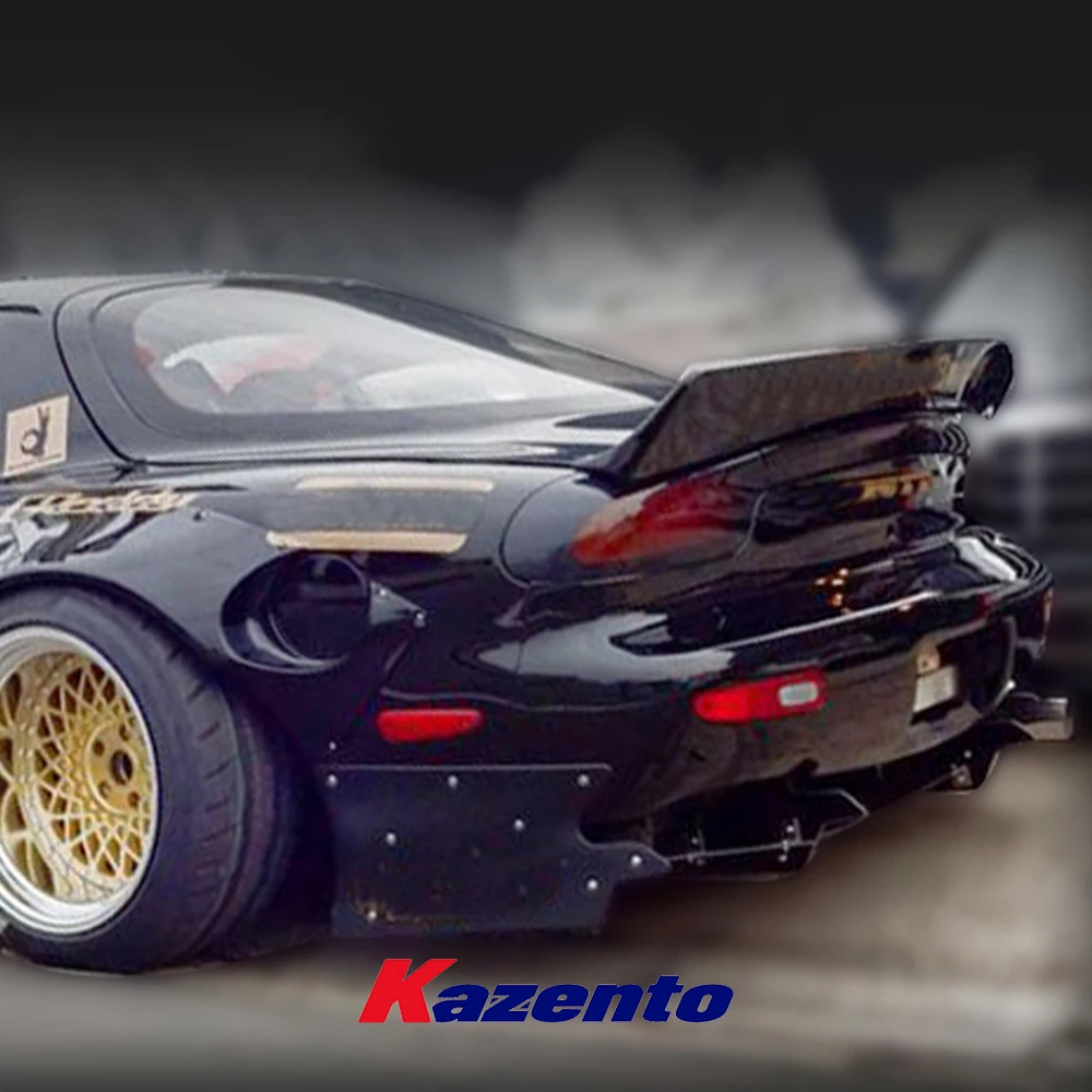 Автомобильный комплект кузова из углеродного волокна задний спойлер для Mazda RX7 RX-7 FD3S RB стиль багажник утка хвост