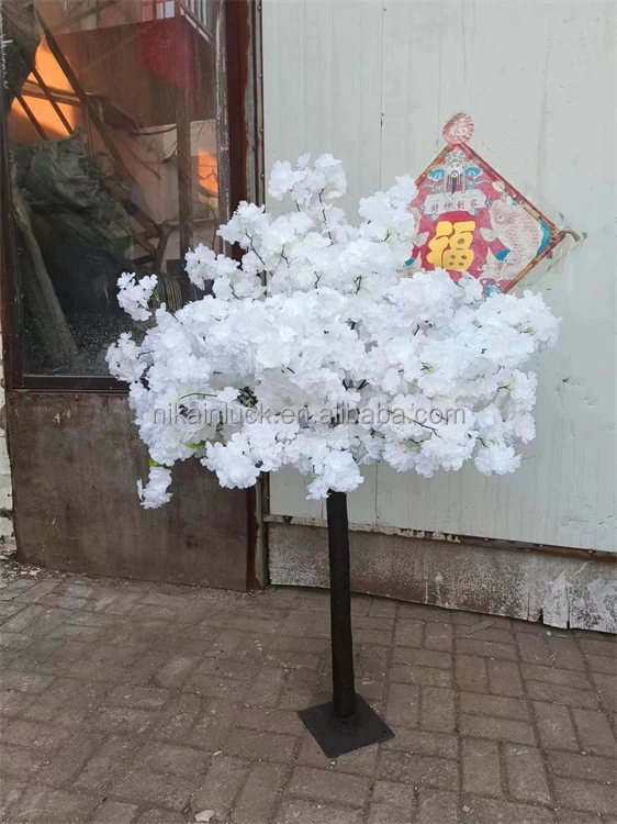 Large Cherry Blossom Tree Outdoor Pink Wedding Party Decoration Table
